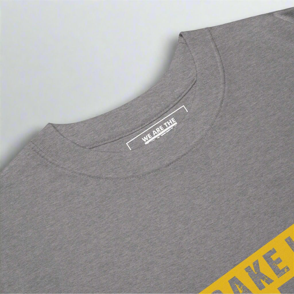 crewneck of a grey t-shirt