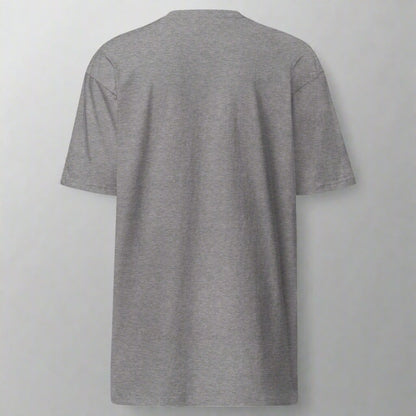 Back of a grey t-shirt